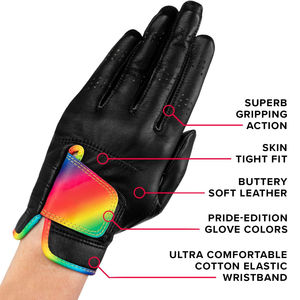 Guantes de Golf para Hombre de Alta Calidad, Logotipo Personalizado, Piel de Cordero Cabretta de Primera Calidad, Cuero Genuino, Último Estilo, Agarre Estable, Impermeables - Product Image 4