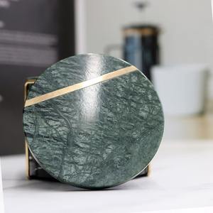 Sous-verres incrustés de marbre de luxe d'approvisionnement direct d'usine pour café/Tables à manger ensembles de vaisselle peints à la main inde écologique - Product Image 5