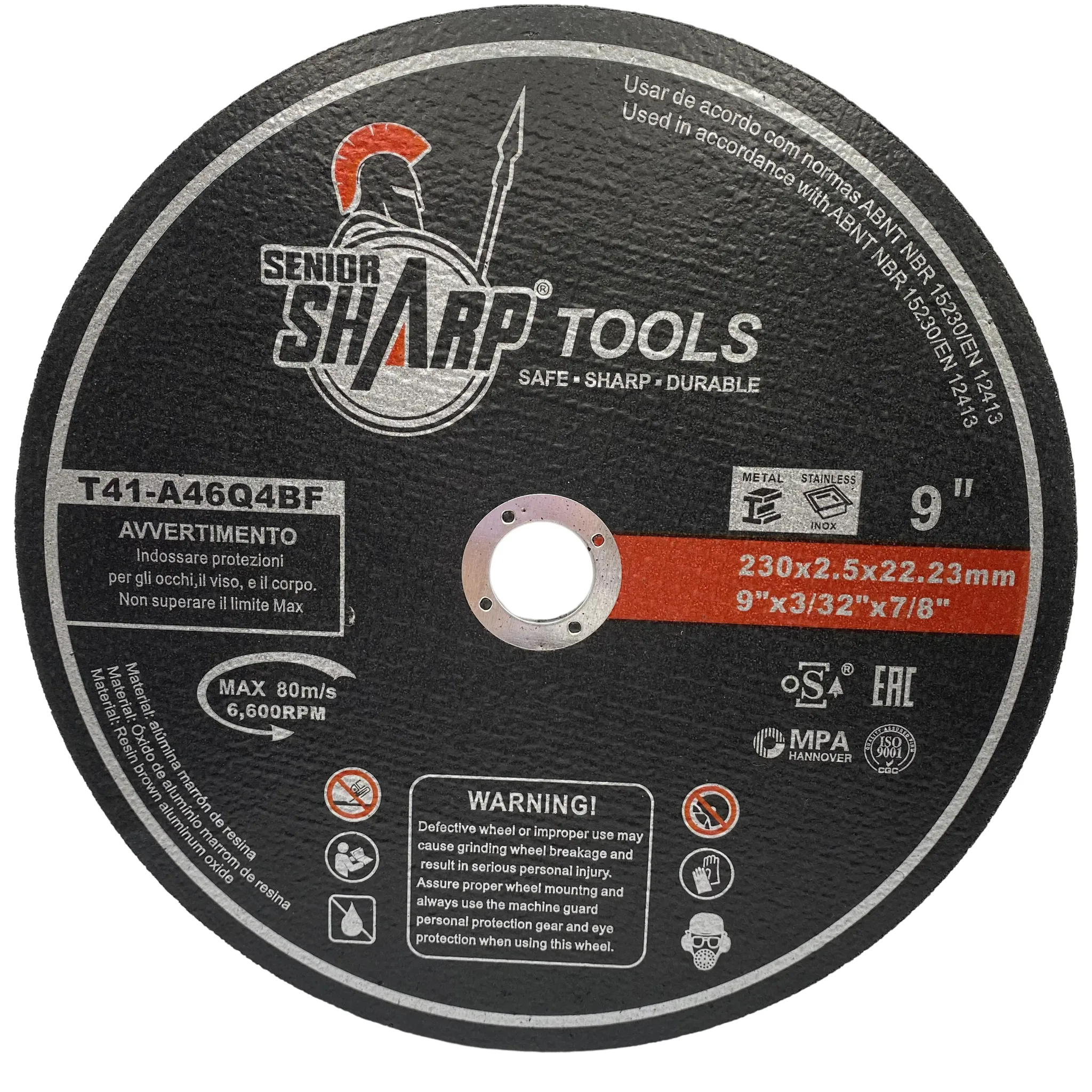 Angle grinder cutting discs