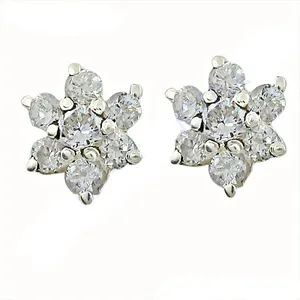 "<b>Rose</b> <b>gold</b> plated Butterfly Diamond <b>Stud</b> <b>Earrings</b> for Women 14k/18k <b>gold</b> plated Trendy Engagement Jewelry" - Product Image 3