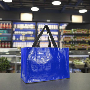 Bolsa de Compras de Tela Tejida de Polipropileno con Cierre - Product Image 1