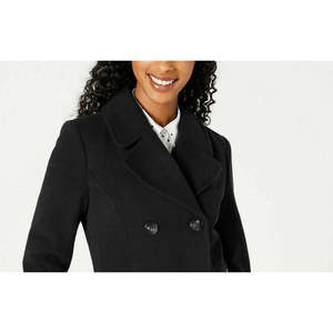 Maralyn & Me Cappotto Invernale da Donna Doppiopetto in Tessuto Nero Taglia XS, Traspirante, Reversibile, Tinto, Taglie Forti - Product Image 2