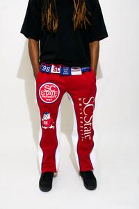 Pantalones de chándal de lana personalizados para hombre, nuevo diseño, pantalones jogger de forro polar, estampado con parche bordado, ligeros, de invierno, con forro de piel, cintura alta - Product Image 2