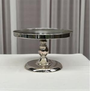 แท่นวางเค้กอลูมิเนียมพร้อมฝาแก้วดีไซน์แบบได้เปรียบ - Product Image 1