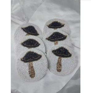 Posavasos de estilo Animal con cuentas de vidrio hechas a mano, alfombrilla de taza diseñada de fábrica personalizada, Mantel Individual, camino de mesa, alfombrillas y almohadillas - Product Image 2