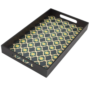 Vente en gros de plateau de service alimentaire de qualité imprimée accessoires de décoration pour la maison design personnalisé vente en ligne - Product Image 3