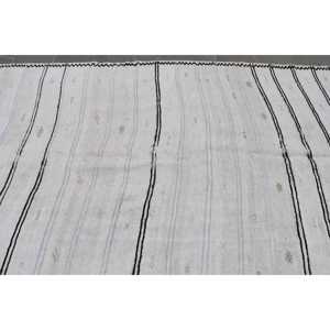 พรมวินเทจสไตล์ตุรกี ขนาด 5.4x8.4 ฟุต พรมสีขาวขนาดใหญ่ - Product Image 5
