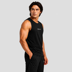 Chaleco Deportivo Max Rep 100% Algodón con Capucha, Corte Regular, Color Negro Básico, para Hombre, Talla XL, Estilo Básico Liso para Decoración con Estampado - Product Image 3