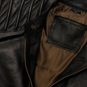 Chaqueta para hombre Vintage Marrón Desgastado Cuero Chaqueta tradicional Temporada - Product Image 6