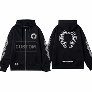 ชุดวอร์มฤดูหนาวคุณภาพสูงสำหรับทุกเพศ |   ชุดกีฬาลำลองผ้าฝ้ายแท้ 100% ระบายอากาศได้ดี เสื้อฮู้ดและกางเกงขายาว |   ปรับแต่งได้ - Product Image 3