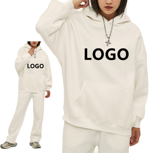 Men's Regular Fit Cotton Fleece Pullover Hoodie Custom Logo Printed Quick Dry Breathable Pocket Design Polyester/Cotton Blend - Product Image 3