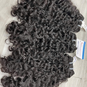 Super vente!!! Paquets de cheveux bruts doublement étirés Extensions de cheveux bouclés birmans Steam Big All-Length with Lace Closure pour la fabrication de perruques - Product Image 6