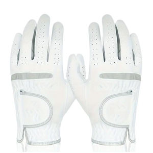 Gants de golf de qualité supérieure en gros OEM, logo personnalisé, cuir souple, haute adhérence, respirant, adaptés à l'entraînement de golf professionnel en plein air - Product Image 4