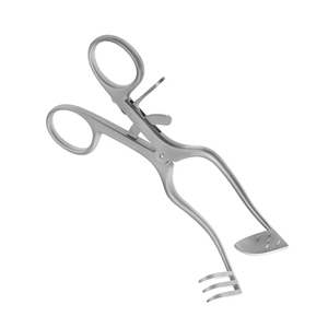 Retractor de autorretención Perkins derecho, 3 puntas romas, instrumento quirúrgico de acero inoxidable, Retractor de autorretención Perkins - Product Image 5