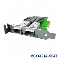 Adaptateur réseau Ethernet Mellanox Connect X-4 Lx MCX4121A-XCAT double port 10GbE SFP28 PCIe 3.0 x8 RDMA RoCE Smart NIC