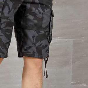 Short Cargo Camo décontracté pour homme Short multi-poches en coton sergé Coupe décontractée Short Cargo camouflage d'extérieur - Product Image 3