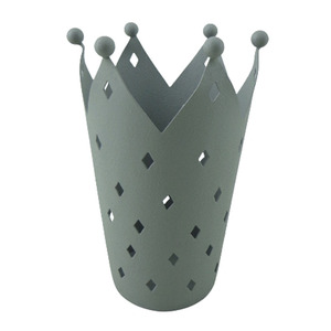 Iron Round Votive with Grey Stone Usable for <b>Decorative</b> Candle Holders Mason <b>Jar</b> Votive Rustic Votive Vintage <b>Decorative</b> Votive - Product Image 1