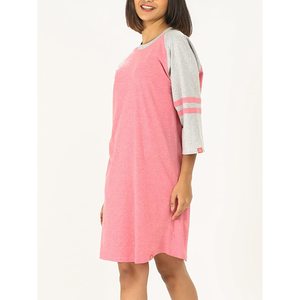 Chemise de nuit en jersey 100% coton, super douce et confortable, coupe ample, pour femmes, taille S à 2XL, offre ODM - Product Image 3