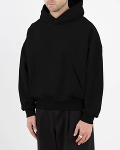 Sweat à capuche surdimensionné de luxe personnalisable de haute qualité épaule tombante parfait pour Streetwear à la mode et mode décontractée - Product Image 3