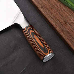 Cuchillo de Cocina de Acero de Damasco con Mango de Madera de Palisandro Ecológico, Ambidiestro, Resistente, de 6-7.9 Pulgadas, con Acabado Pulido - Product Image 5