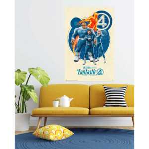 Affiche Marvel Les Fantastiques 4 Premiers Pas, design moderne pour décoration murale - Product Image 2