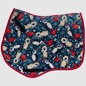 Tapis de selle de saut, imprimé Sublimation, Dressage cheval équestre à paillettes, Dressage Western Full equin, tapis de selle Numnah - Product Image 6