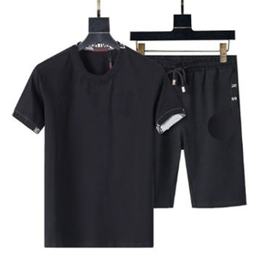 Ensemble de survêtement décontracté pour homme, 2 pièces, tissu respirant en tricot de spandex/coton, sweat à capuche à carreaux chaud d'été, pantalon long - Product Image 3