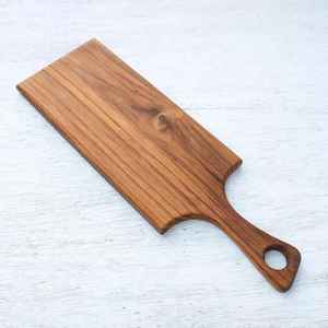 Tabla de Cortar de Madera de Acacia Hecha a Mano de Buena Calidad, Tabla de Cortar de Alta Calidad, Tabla para Servir Queso, Hecha a Mano, Duradera, Apta para Lavavajillas - Product Image 3