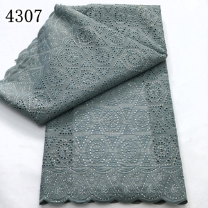 4307 africain nigérian dentelle tissus 2025 dernière haute qualité suisse Voile coton dentelle à dubaï <span class=keywords><strong>austra</strong></span> suisse pour les femmes robe - Product Image 6