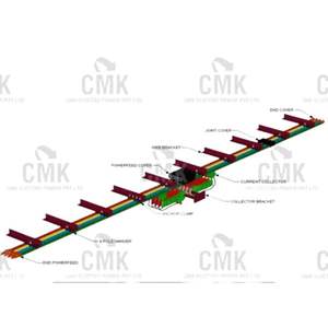 Sistema de barra colectora DSL con cubierta de aluminio CMK 315A para grúa EOT 440V Riel de alimentación automático en color RYBG Hecho en India - Product Image 3