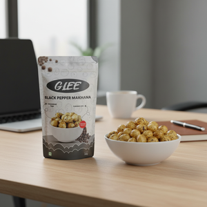 Nueces Makhana Tostadas Picantes con Sabor a Pimienta Negra, 50g, Sin Gluten, Bajas en Grasa, en Bolsa Doypack - Product Image 2