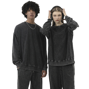 เสื้อสเวตเตอร์โอเวอร์ไซส์สำหรับผู้ชายเสื้อโอเวอร์ไซส์ผ้าคอตตอนสำหรับ100% ใช้ได้ทั้งชายและหญิง - Product Image 3