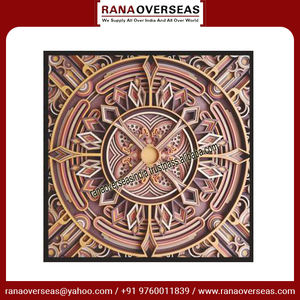 Panneau de décoration murale en bois gravé multicouche à motif scénique moderne de vente chaude pour hôtel ou décoration intérieure - Product Image 3