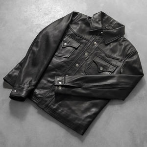 Veste de moto classique en cuir véritable personnalisée pour hommes, design élégant pour les cyclistes et un usage quotidien par des industries incroyables - Product Image 6
