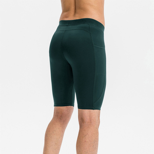 Shorts de compression pour hommes avec logo personnalisé en gros Shorts de compression d'entraînement les plus vendus à la vente - Product Image 3