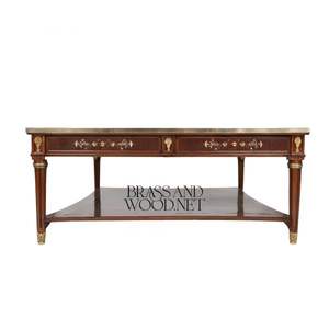 ชุดโต๊ะกาแฟไม้สไตล์ฝรั่งเศสคลาสสิก - Product Image 3