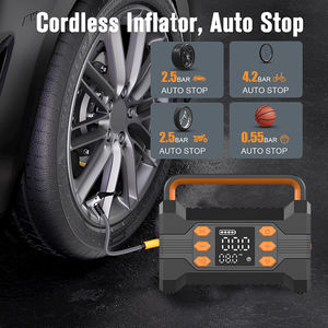 Nouvelle conception, <span class=keywords><strong>booster</strong></span> de batterie de voiture 12V 4000A Peak, multifonction, 150 PSI, démarrage d'urgence avec compresseur d'air pour camions - Product Image 3
