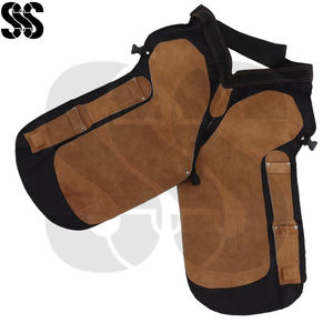 Wholesale OEM Durable Cowhide Stainless Steel Farrier Chaps 2026 Blacksmithing Equine Protection Gear Custom Logo Heat Resistant - Product Image 6