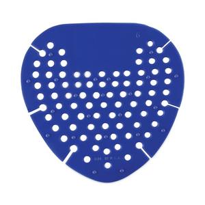 Écran de urinoir jetable solide Boardwalk parfum Bubble Gum bleu - 1 douzaine pour usage avec détergent de salle de bain - Product Image 1