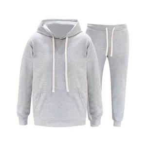 Ensemble de survêtement en molleton à capuche pour homme, grande taille et grande taille, 2 pièces, décontracté, imprimé et lavé, tenue d'hiver, taille XL - Product Image 6