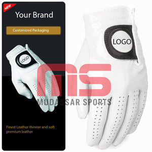 Guantes de Golf Ligeros de Cuero Genuino, Palma Flexible, Forro Resistente al Sudor, Opción de Logotipo Personalizado para Entrenamiento Profesional de Golf - Product Image 5