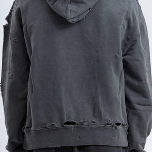 Sweat-shirt en gros, lavage à l'acide, coupe ample, pull ample, sweat-shirt pour hommes, logo personnalisé, coton 300/350/400/ Gsm - Product Image 6