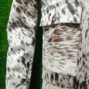 Chaqueta de Cuero Vacuno con Pelo Real para Hombre, Nuevo Diseño, Abrigo con Pelo para Hombre, Chaqueta de Piel de Cocodrilo de Nuevo Estilo para Hombre - Product Image 6