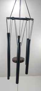 Carillons éoliens en fer noir imperméables tendance, décoration de jardin suspendue, cloche de festival à prix avantageux - Product Image 2