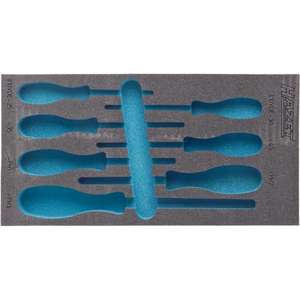 Inserto de Espuma Suave de 2 Componentes Hazet para Cajas de Herramientas 163-229/7, Accesorio - Product Image 1