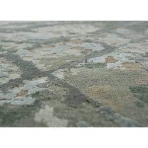 Alfombra Kavi Verde de Lana y Seda de Bambú Anudada a Mano, Diseño Teoría del Caos, 10 mm de Grosor, Rectangular, para Hogar, Dormitorio, Pasillo, Modelo Esk-400 - Product Image 3
