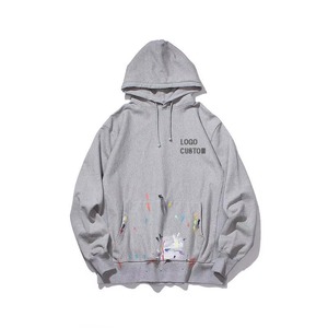 Sudadera con capucha de gran tamaño a precio de fábrica, suéter básico de algodón mezclado, sudaderas con capucha de gran tamaño para hombres, sudaderas con capucha de gran tamaño personalizadas - Product Image 3