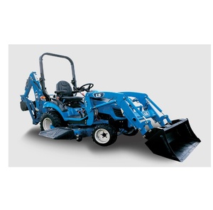 Mini tractor versátil LS MT125 con motor de 24 HP en venta, cuenta con toma de fuerza independiente y soporte de eje delantero de alta resistencia. - Product Image 6