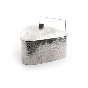 Nouveau Design Plat De Service En Acier Inoxydable Avec Support En Fer Vaisselle De Fête De Mariage Plat À Casserole Plat De Service - Product Image 5