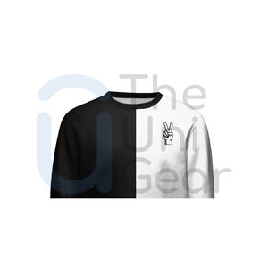 เสื้อสเวตเชิ้ตผู้ชายสไตล์สตรีทแวร์แบบเรียบง่ายสำหรับฤดูหนาว ทรงปกติ คอกลม ผ้าฝ้ายฟลีซ ผลิตโดยผู้ผลิต OEM - Product Image 2